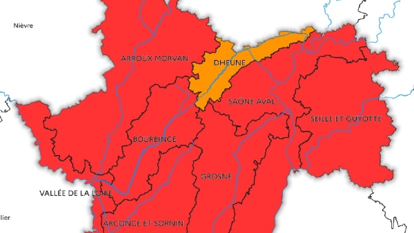 Arrêté sècheresse - Département de la Saône-et-Loire