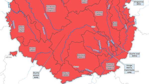 Arrêté sècheresse - Département de la Côte-d'Or