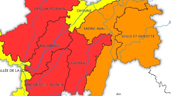 Arrêté sècheresse - Département de la Saône-et-Loire