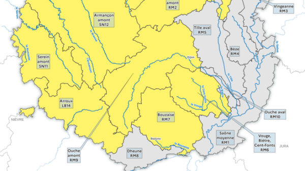 Arrêté sècheresse - Département de la Côte-d'Or