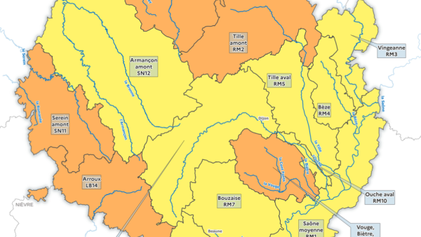 Arrêté sècheresse - Département de la Côte-d'Or